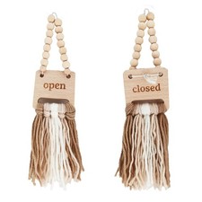 Open Closed sign - Door Hanger Sign for Home, Office, Restroom, Conference Ro...