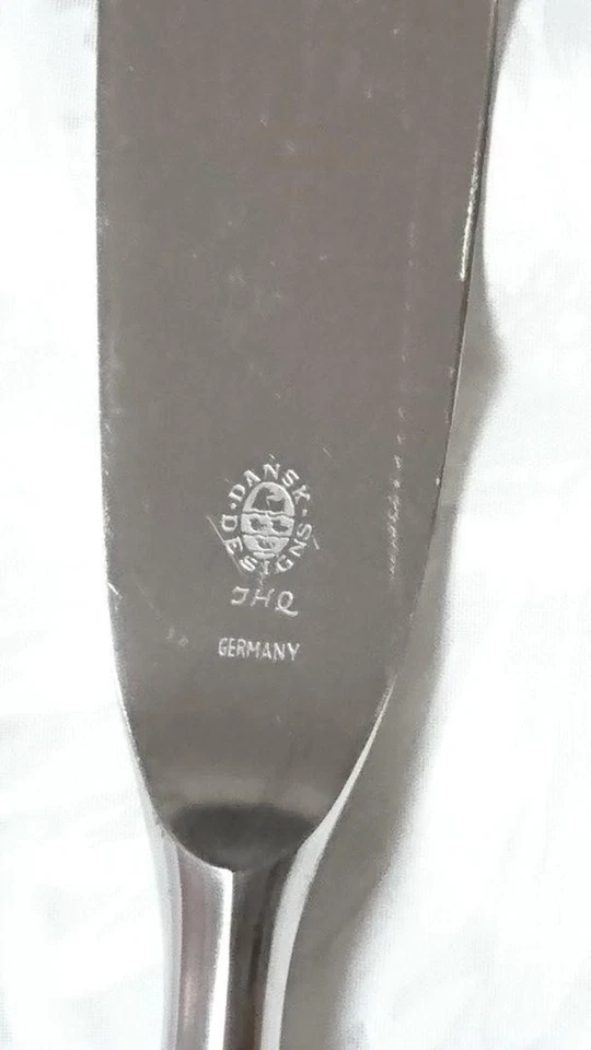 Vintage DANSK Fjord Server Knife Teak Stainless - Image 2 of 3