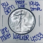 1942 BU UNCIRCULATED WALKING LIBERTY SILVER HALF DOLLAR AUTHENTIC U.S. MINT 4533