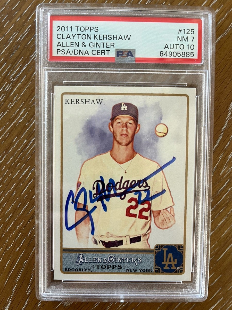 □激レア!! カーショー(KERSHAW)＆シーガー(SEAGER) 10枚限定 W 直筆 
