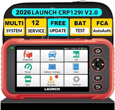 LAUNCH CRP129I V2.0 OBD2 Scanner 2026 Lifetime Free Update Scan