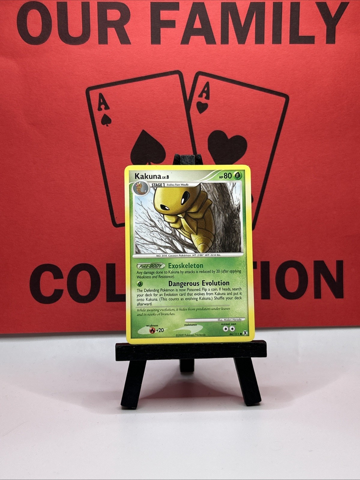 Kakuna 66/111 Rising Rivals Regular Common Pokemon Card