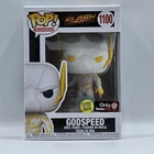 Funko Pop! Television The Flash Godspeed #1100  Gamestop Exclusive GITD