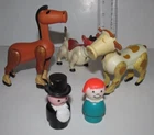 Vintage Fisher-Price Little People Farm Animals Lot  (B6)