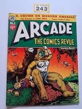 ARCADE THE COMICS REVUE # 2 1st PRINT 1975 R. CRUMB UNDERGROUND CONTENT