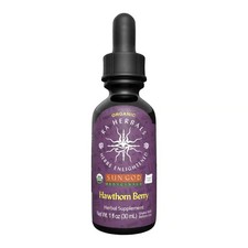 Organic Hawthorn Berry Tincture 1oz.