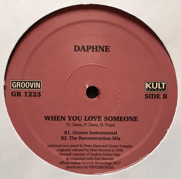 Daphne – When You Love Someone - Groovin Recordings GR1223 - Deep House - Garage - Bild 1 von 2
