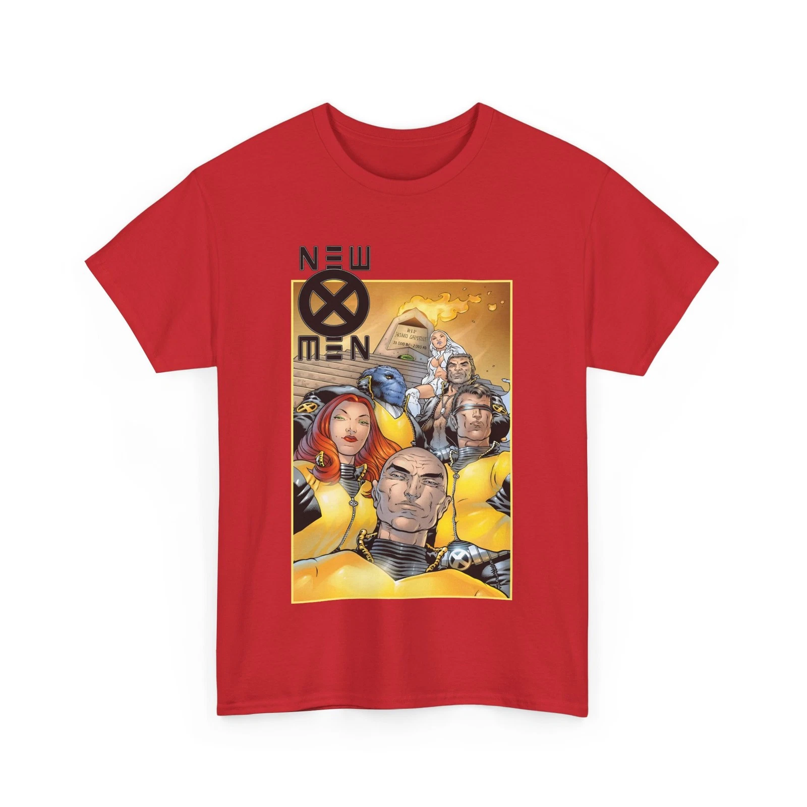 New X-Men T-Shirt - Frank Quitely - Cyclops, Jean Grey, Wolverine, Professor X