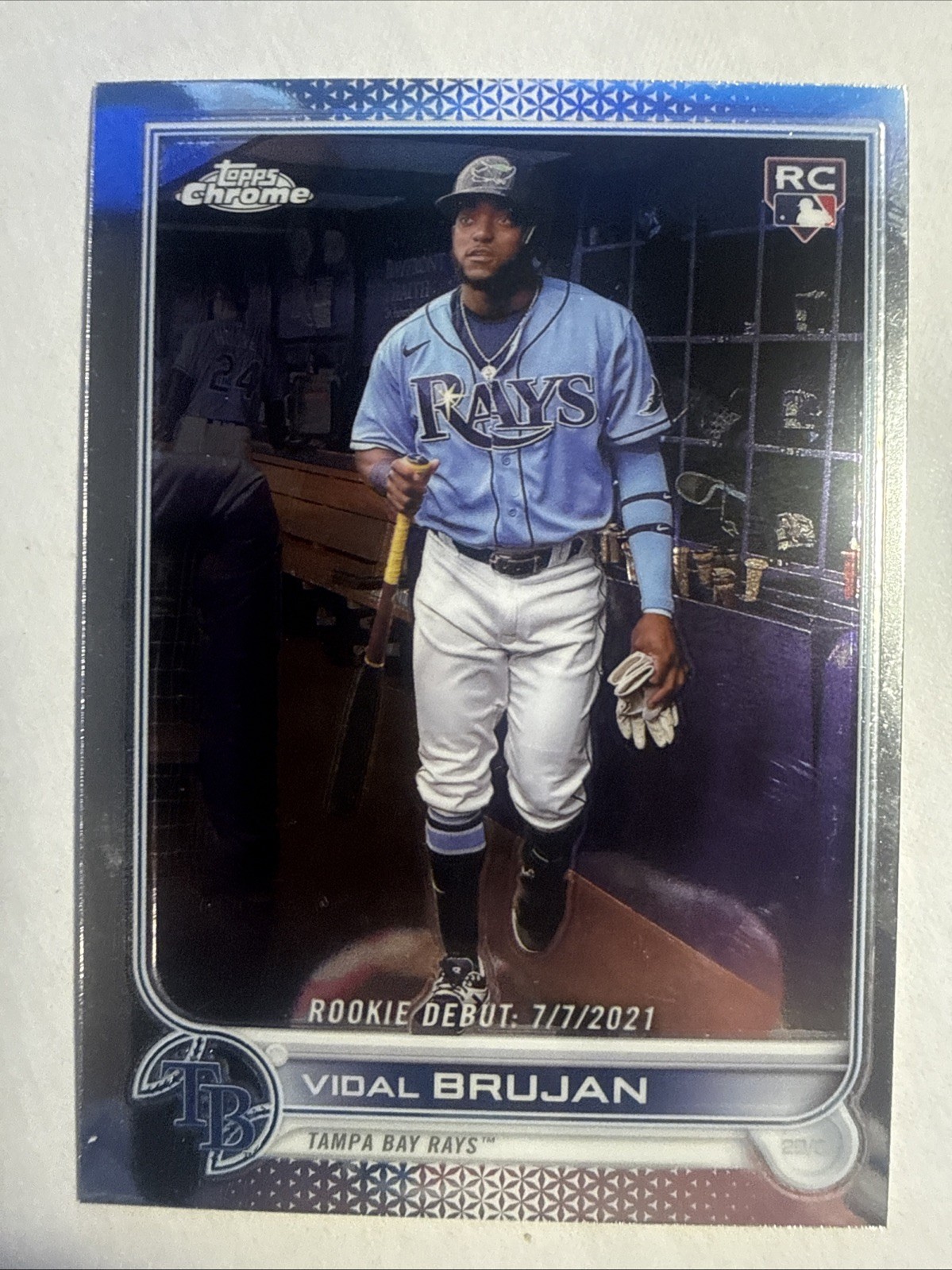 2022 Topps Chrome Update Series - Rookie Debut Vidal Brujan #USC91 (RC)