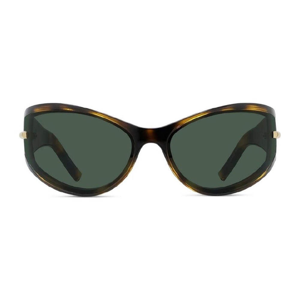 Givenchy Sunglasses Geometric Full Rim, Light Havana Frame and Green Lens GV4005 thumbnail 2