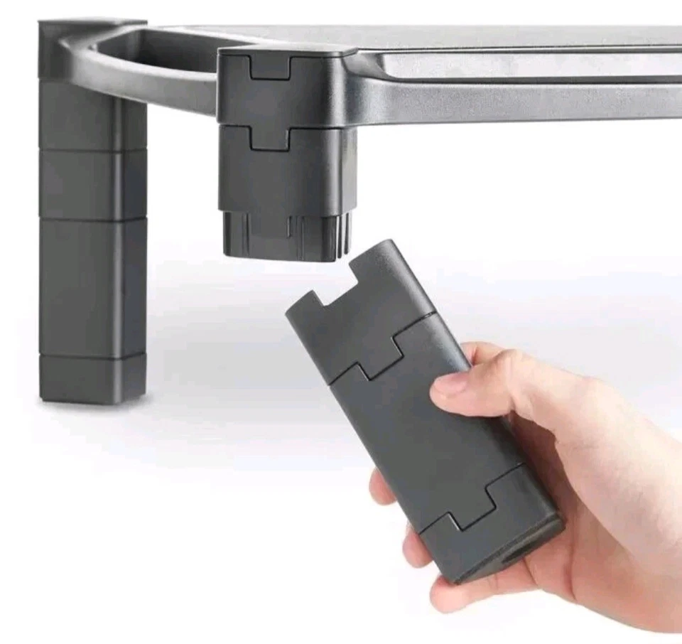 VonHaus Smart Stand with Stackable Height Adjustment, Anti-Skid Feet, Black - Image 4 of 4