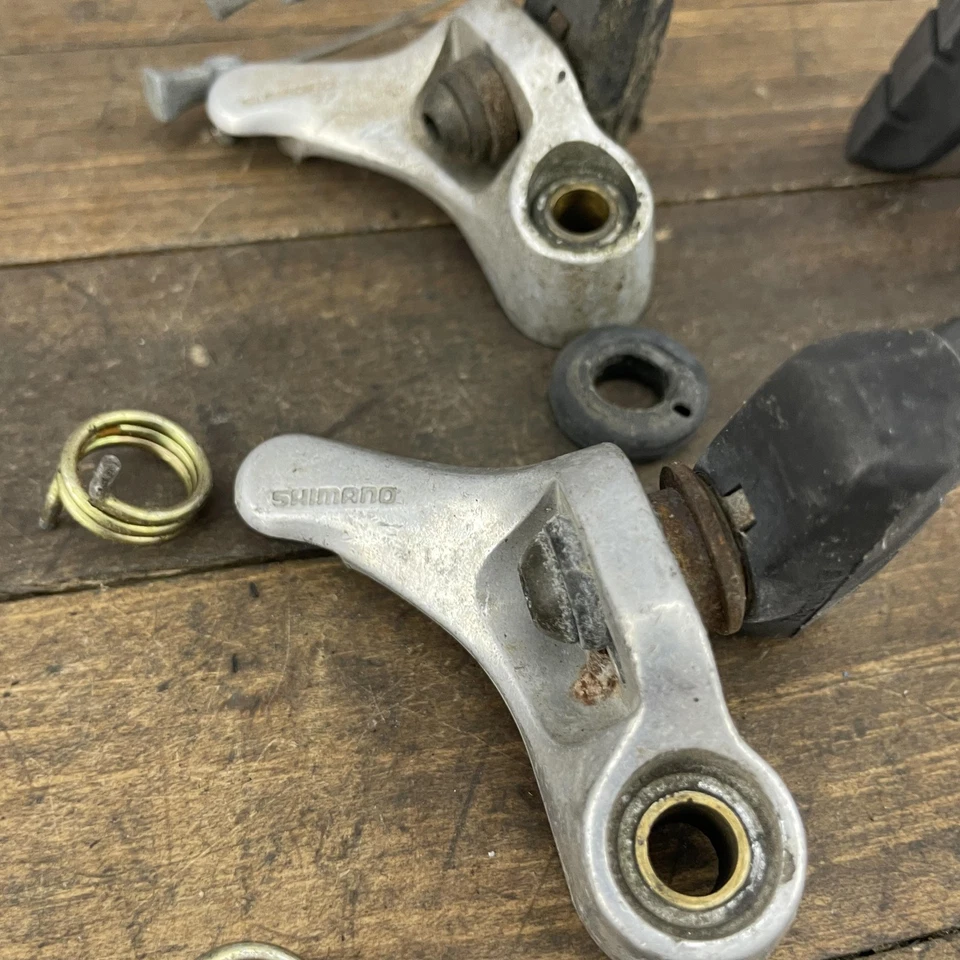 Juego de frenos en voladizo vintage Shimano BR-M454 Japón MTB Bicicleta de turismo 80s 90s Foto 3 de 4