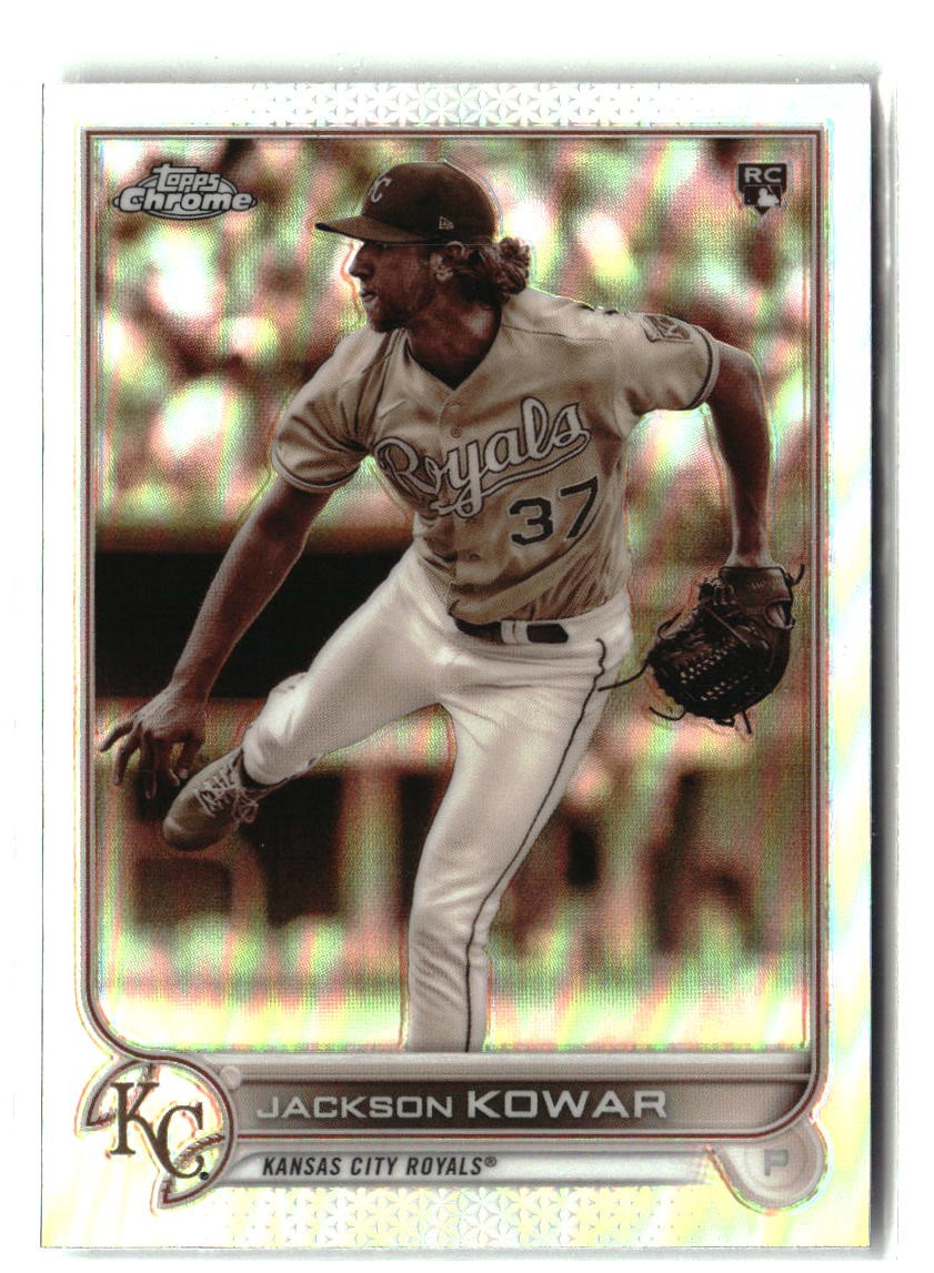 2022 Topps Chrome #188 Jackson Kowar Sepia Refractor