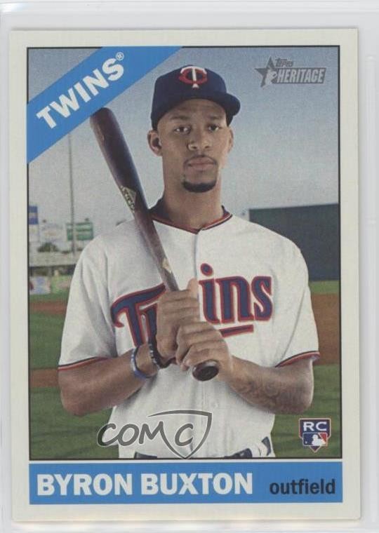 2015 Topps Heritage High Number Short Print Byron Buxton #724