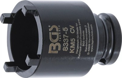 BGS Nutmuttern-Zapfenschlüssel KM5 außen liegend 1/2 Zoll DIN 981 8337-5