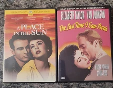 Elizabeth Taylor A Place In The Sun '51, The Last Time I Saw Paris '54 W/Inserts