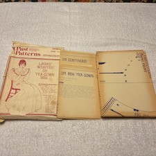 Past Patterns 211 -Circa 1894 Ladies Wrapper or Tea Gown Size 10-18. Uncut.