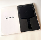 CHANEL Black Hand Mirror with CC Logo Beauty Vanity Makeup, New with Box