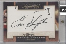 2011 Donruss Limited Cuts Cut Signatures 45/49 Enos Slaughter #114 Auto HOF 0t2