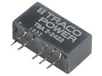 Tba 2-2423 Wandler: Dc/Dc 2W Ueing: 21,6-26,4VDC Uausg: 15VDC Iausg: 65Ma Traco