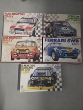 Lotto 5 Kit Modellismo Auto 1:24 ESCI Rally Vintage Audi Ferrari BMW Porsche