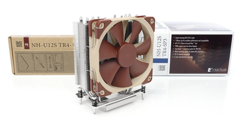 Noctua NH U12S Brown Aluminium CPU Cooler for AMD Ryzen Threadripper Epyc 120mm - Image 3 of 4