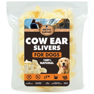 Cow Ears For Dogs Thick Cut Grass Fed Angus Beef No Rawhide Treat Chews