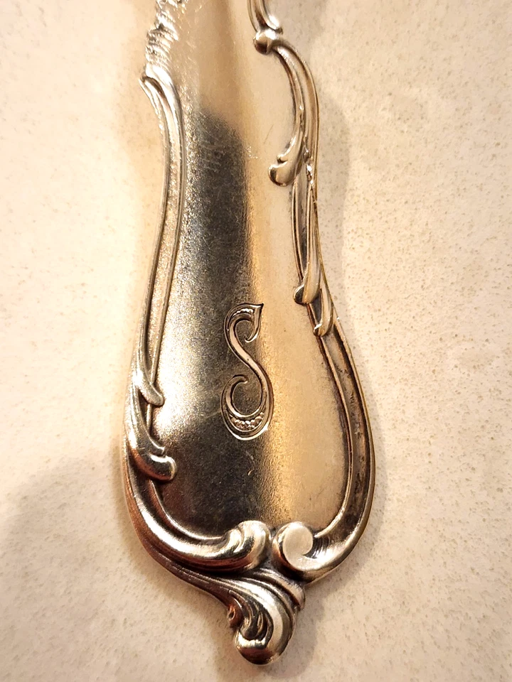 Asparagus Server 800 German Pattern Signed S Mono - Image 3 of 4