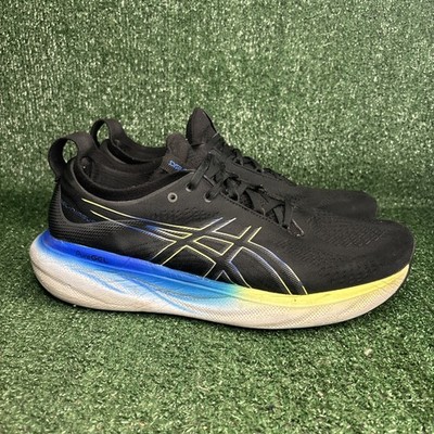 ASICS Gel-Nimbus 25 Black Running Shoes Mens Size 12.5 Athletic Gym