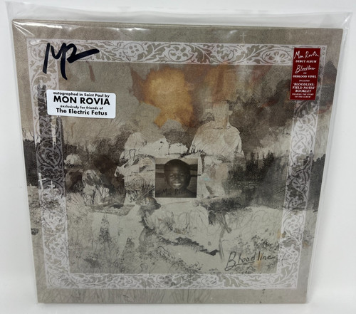 Mon Rovia - Bloodline - Oxblood Red Color Vinyl LP  Signed Autographed