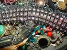 Junk Drawer Lot 2lbs Broken Vintage-Now Jewelry for Crafts Repairs — photo 4