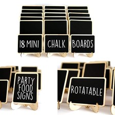 10Pcs Mini Chalkboard Signs For Food,Mini Chalkboard Signs,Mini Food Labels