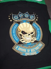 5 Finger Death Punch Shirt X-Large Black A Decade Of Destruction Continues Tee 