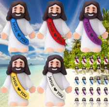 25 P Little Jesus Figures Original Design Jesus Love You Mini Rubber Jesus  - 