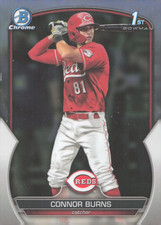 2023 Bowman Draft - Chrome Refractor Connor Burns #BDC-159 Reds 1st Bowman