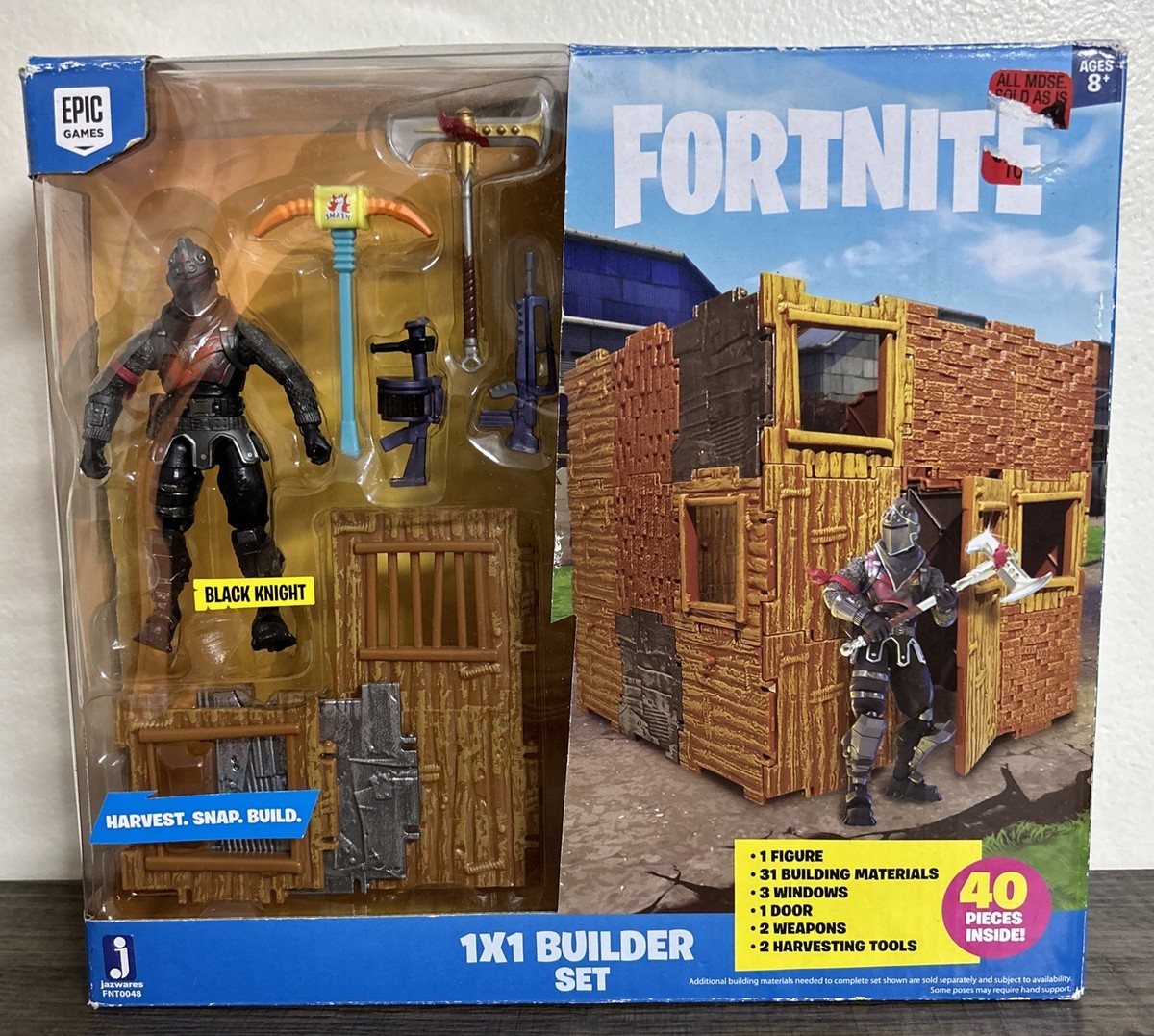 ゲームキャラクター FORTNITE 1X1 BUILDER SET BLACK KNIGHT Fortnite Black Knight 1X1 Builder Set - Shop Playsets at H-E-B
