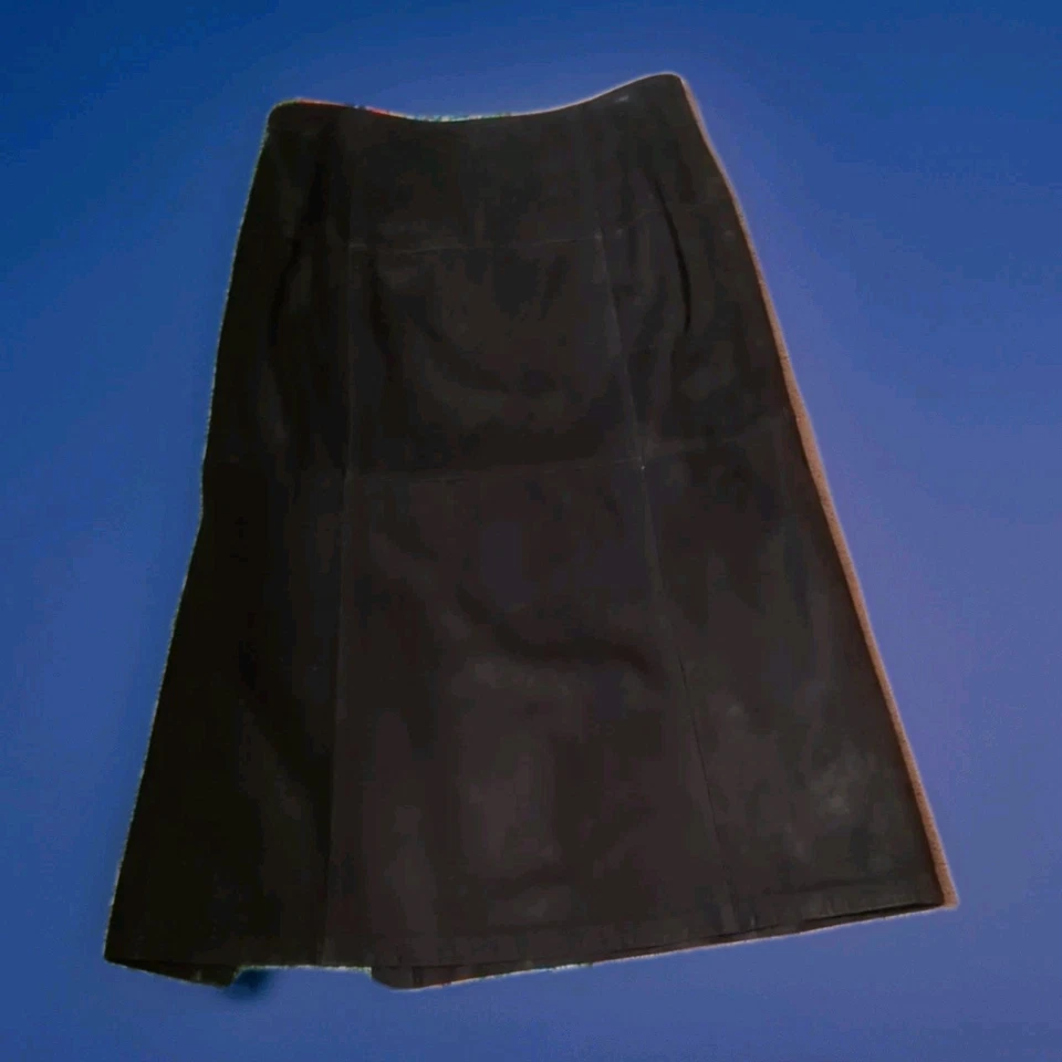 Maxi falda de gamuza negra 16 Linda Allard para proyectos Foto 2 de 3