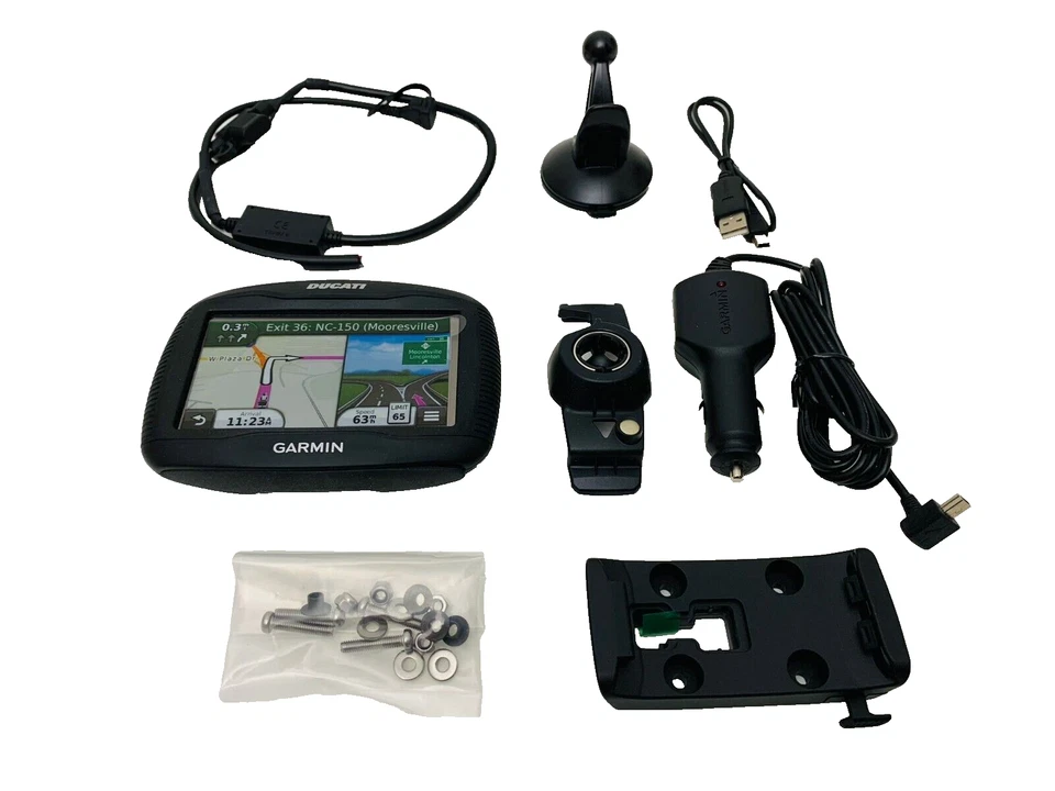 Garmin Zumo 390 Navigationskit Ducati Diavel 1200 Carbon Chrom CD 96680311A Neu - Bild 2 von 4