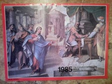 RARO  CALENDARIO   ' CAPPELLANI DELLA GUARDIA DI FINANZA ' DEL  1985  !!!!