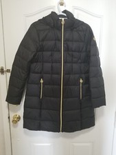 Michael Kors Puffer Packable Down Womens Coat Sz.pl Black