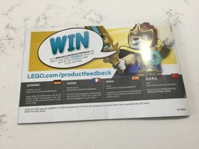LEGO Chima 70221 Legends Of Chima manual Book Instructions Only