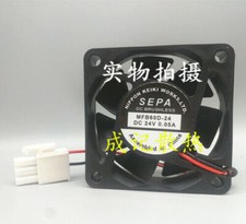 1 Pc.  Cooling Fan 6015 DC24V 0.05A 6CM 2Pin  MFB60D-24
