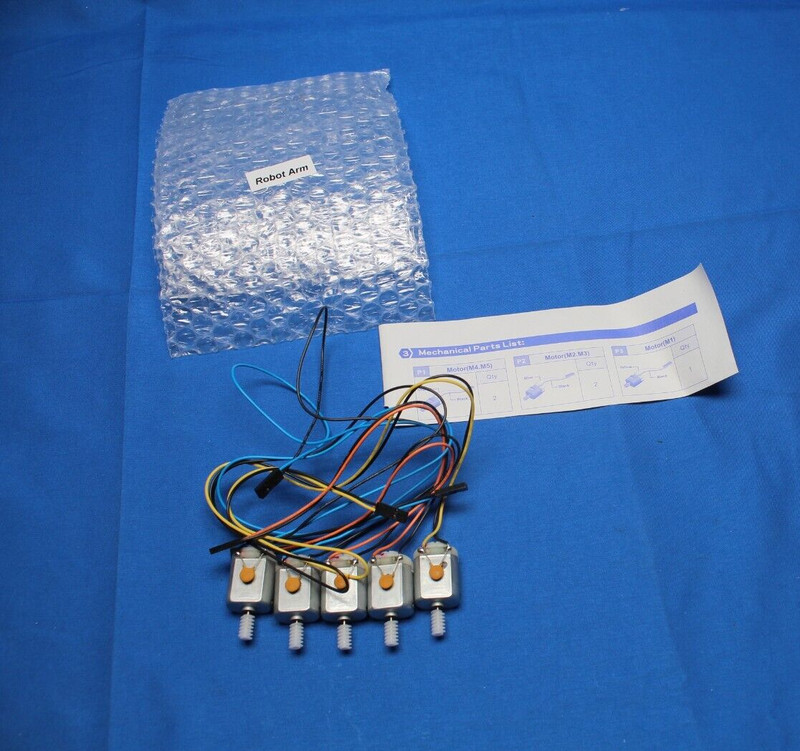 Replacement part motors for Wired Robotic Arm Kit Owi-535 Owikit Robotic
