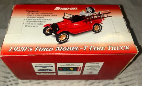 Snap-On Diecast 1:32 Scale 1920's Ford Model T Fire Truck - Picture 3 of 3