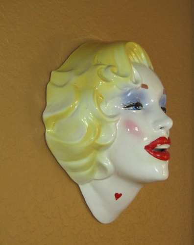 MARILYN MONROE FACE ART ARGILLA DECORAZIONE PARETE - Foto 2 di 5