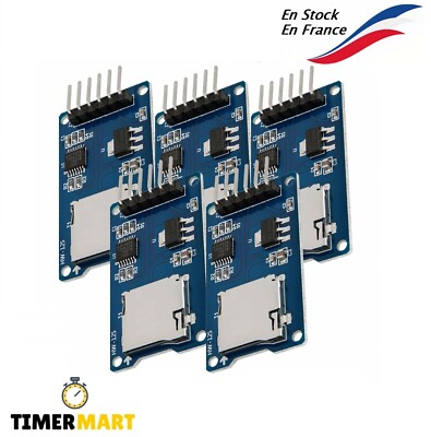 Carte Mere PC Module Lecteur Carte Micro SD / TF Card Pour Arduino - Marque Monduino Arduino Sd Card Reader - Foto 8