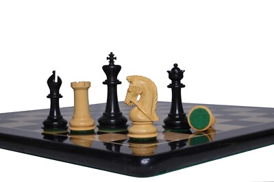 Sultan Serie Luxus Schachspiel - Gewichtete Schachfiguren nur in Ebenholz Hol...