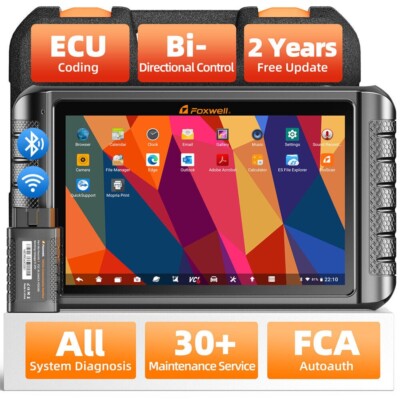 2026 VERSION Foxwell Elite OBD2 Full Diagnostic Coding Pro Kit ECU DPF NOX ABS