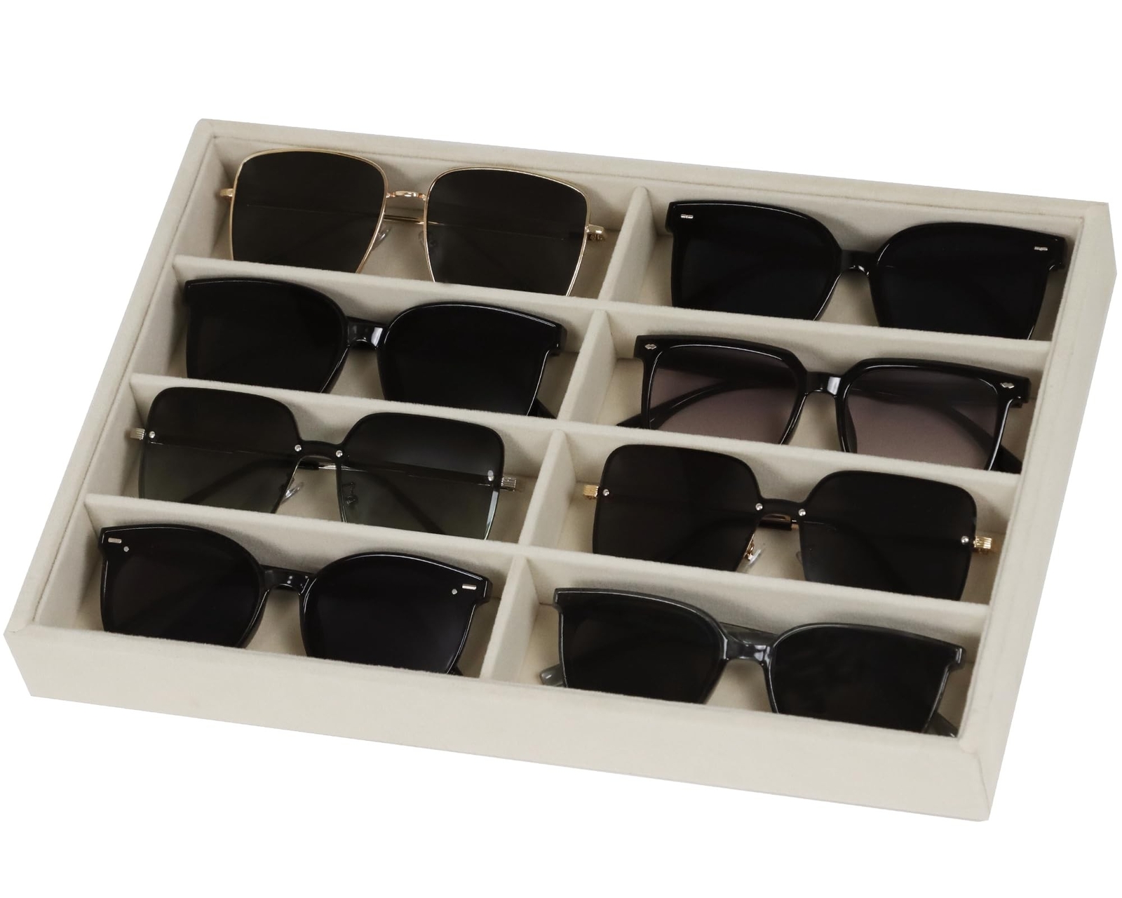 Large Velvet Sunglasses Storage Organizers Jewelry Organizer, Velvet Jewelry ...