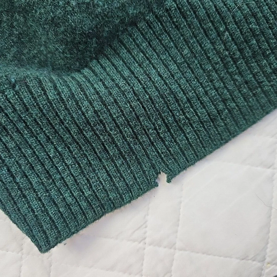 Cárdigan de Colección Polo Ralph Lauren 100% Lana de Cordero Verde Botón Talla XL Hong Kong Foto 3 de 4